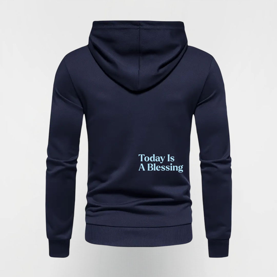 Hooded Sweatshirt in Dark Blue