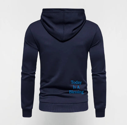 Hooded Sweatshirt in Dark Blue
