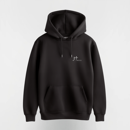 Hooded Sweatshirt in Black - JT Motiv