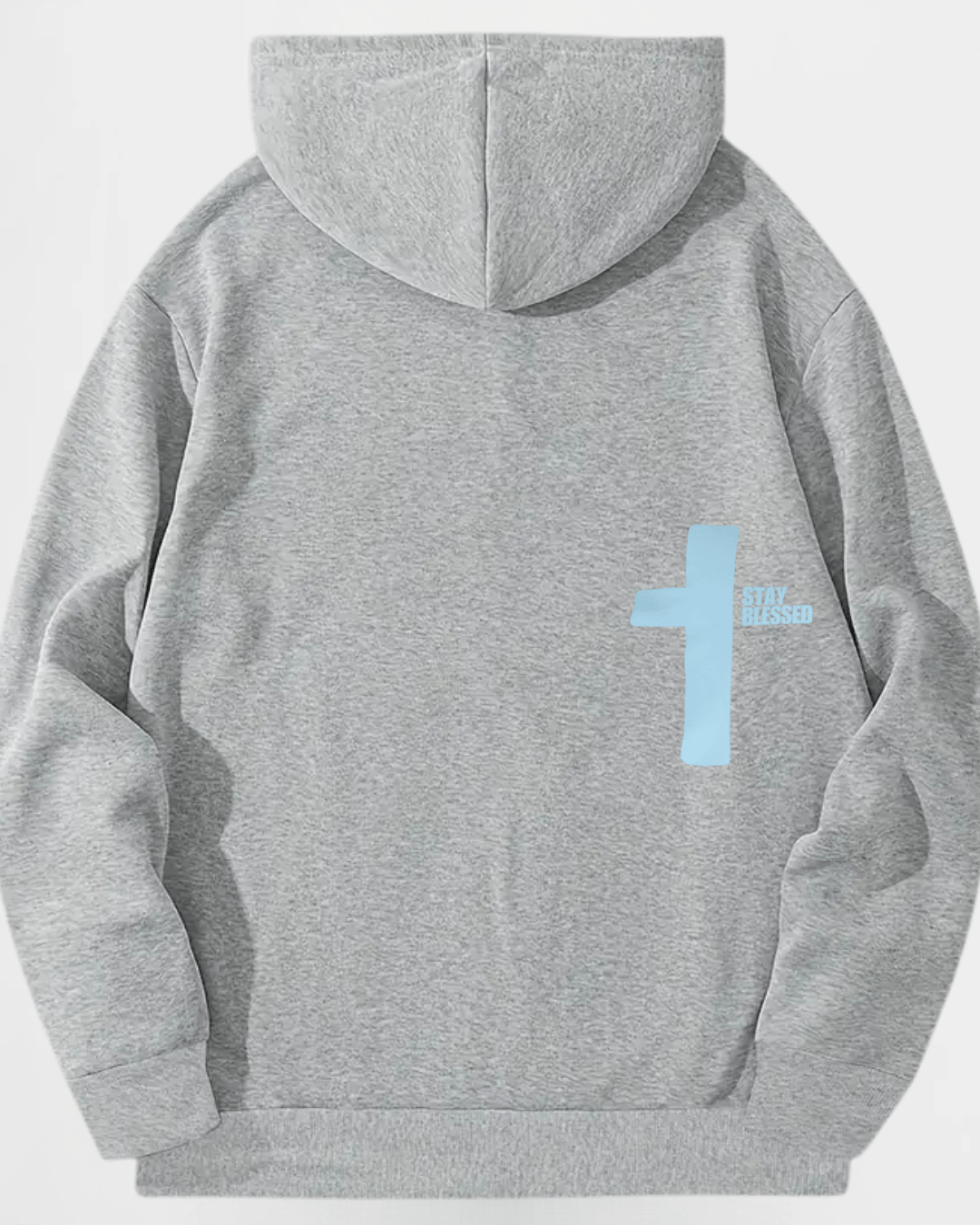 "Jesus Loves Me" Hoodie in Light Grey - JT Motiv